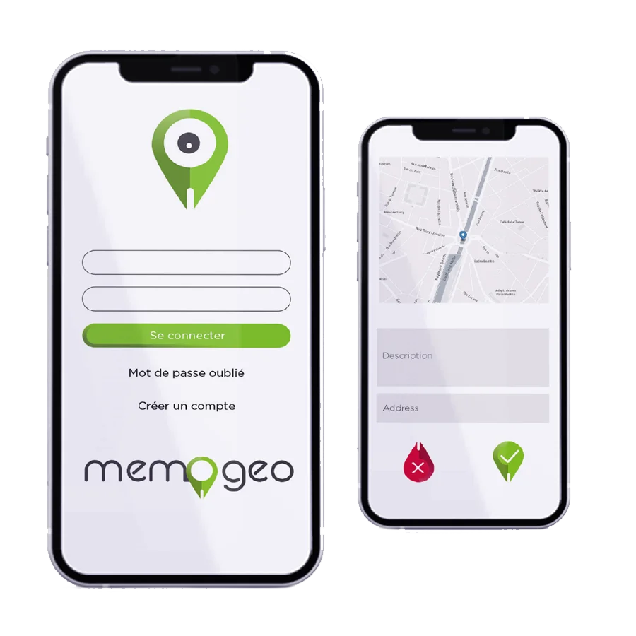 Memogeo - Web Application (création graphique et développement)